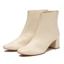 レディース 【JOLI ENCORE】 ジョリー　アンコール SQUARE TOE BOOTS6 スクエアトゥブーツ6 JE-6024 IVORY