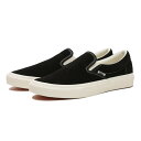  VANS  @Y SLIP ON Xb| V98CF SUEDE BLACK WHITE