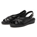 レディース  エービーシーセレクト CROSS SANDAL 3 クロスサンダル 3 W2008 BLACK