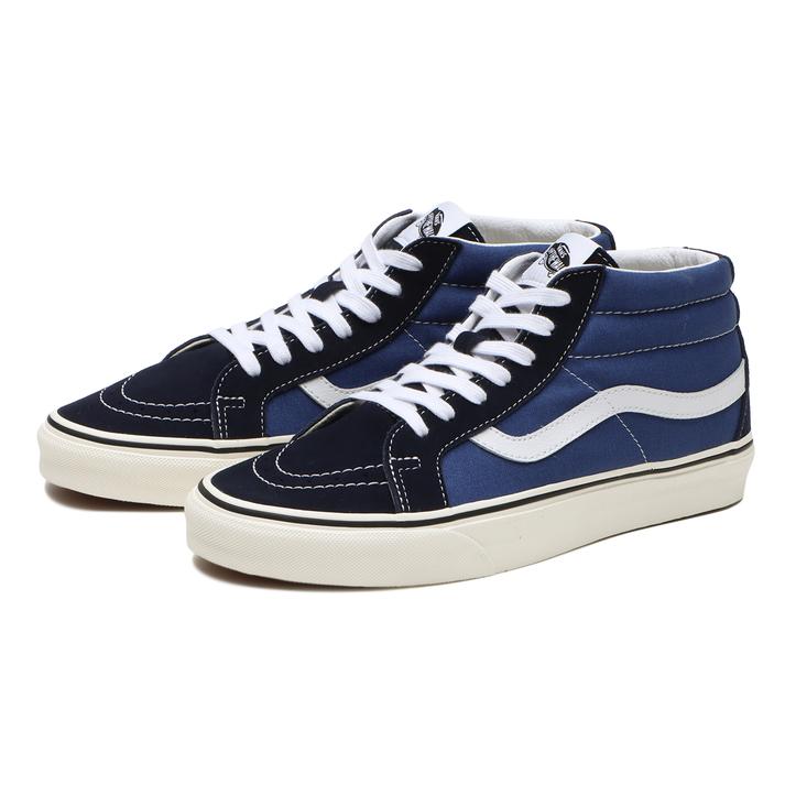 【VANS】 ヴァンズ SK8-MID REISSUE スケートミッドリイシュー VN0A391F5TU NAVY/P.NIGHT