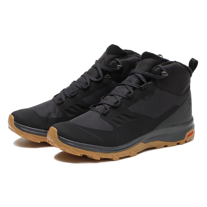 【SALOMON】 サロモン OUTsnap CSWP アウトブラスト CSWP L40922000 Bk/Ebony/GUM1A