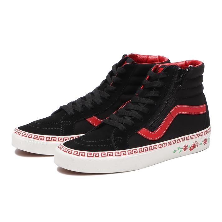 ≪VANS YEAR OF THE RABBIT COLLECTION≫ 【VANS】 ヴァンズ SK8-HI REISSUE SIDE ZIP スケートハイリイシューサイドジップ VN0007NZBLK (YOR)BLACK