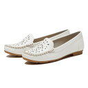 レディース 【ABC SELECT】 エービーシーセレクト CUTWORK MOCA1.5 カットワークモカシューズ1.5 W1013 WHITE その1