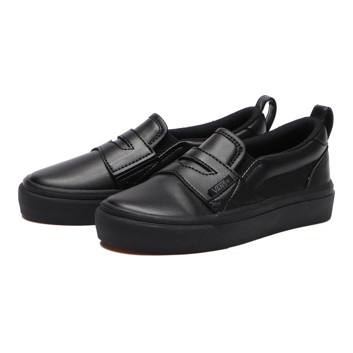 キッズ 【VANS】 ヴァンズ SLIP ON(17-22) スリッポン V98CS LF BLACK