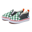 ≪vks≫ ベビー 【VANS】 ヴァンズ SLIP ON(12-14) スリッポン V98BABY MCHK GRN/MULTI