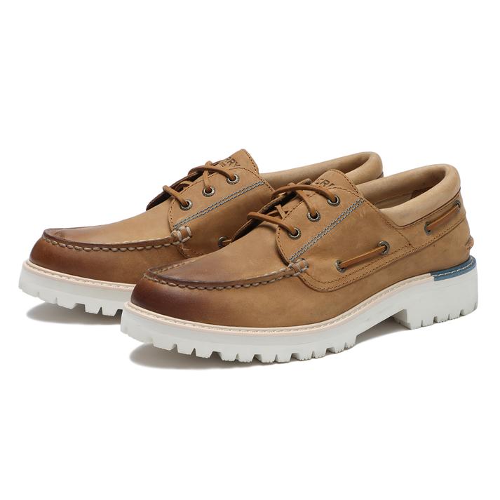 【SPERRY TOPSIDER】 スペリートップサイダー A/O LUG 3-EYE(W) エーオーラグスリーアイ STS25158 TAN