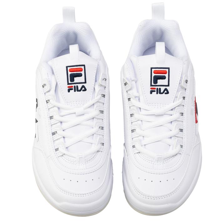 レディース 【FILA】 フィラ DISRUPTOR 2 GOLF SCRIPT ディスラプター2 ゴルフスクリプト 1EM00015147 WHITE/BLUE