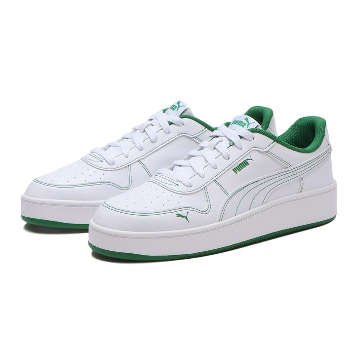 スニーカー（学生向き） 【PUMA】 プーマ SKYE NEO LITE WIDE スカイ ネオ ライト WIDE 392831 ABC-MART限定 *06WHT/A.GREEN