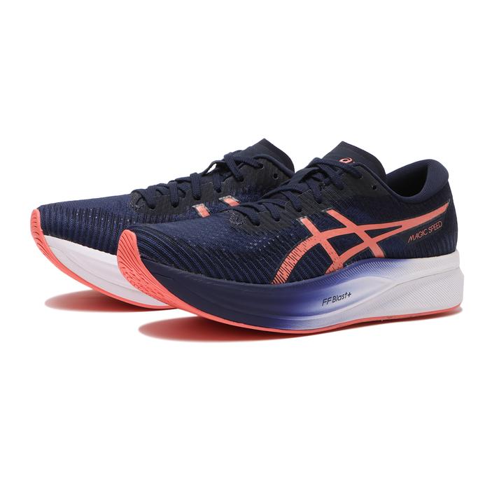 レディース 【ASICS】 アシックス W MAGIC SPEED 2 W マジックスピード 2 1012B274.401 IDG BL/PAPAYA