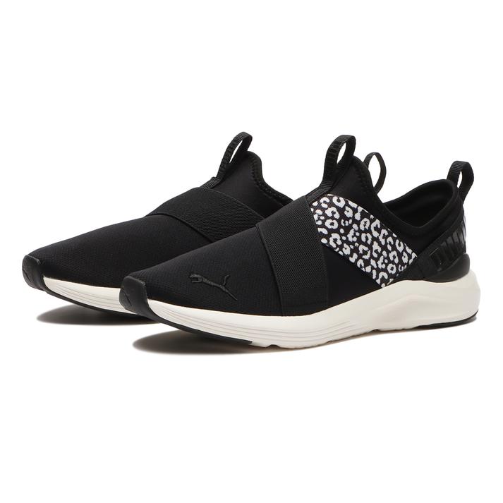 レディース 【PUMA】 プーマ W PROWL 2 SLIP ON LEO PROWL 2 スリッポン レオ 379073 ABC-MART限定 *02BLK/WARM WHT