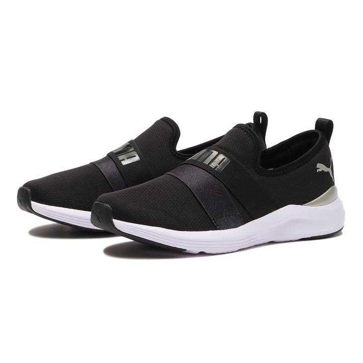 レディース 【PUMA】 プーマ PROWL 2 STRAP MONARCH プラウル 2 ストラップ モナーク 379074 ABC-MART限定 *01BLK/SILVER