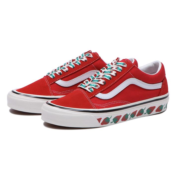 【VANS】 ヴァンズ OLD SKOOL 36 DX オールドスクール36DX VN0A4BVQRED STRAWBERRY RED