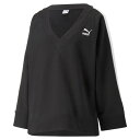 楽天ABC-MART楽天市場店レディース 【PUMA】 プーマ W T7 TREND 7ETTER V-NECK SWEAT ロングスリーブ 539504 01BLK