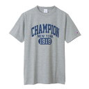 メンズ 【CHAMPION】 チャンピオン M Basic S/S T-SHIRT(NY2) ショートスリーブ C3-X340 OXFORDGRAY