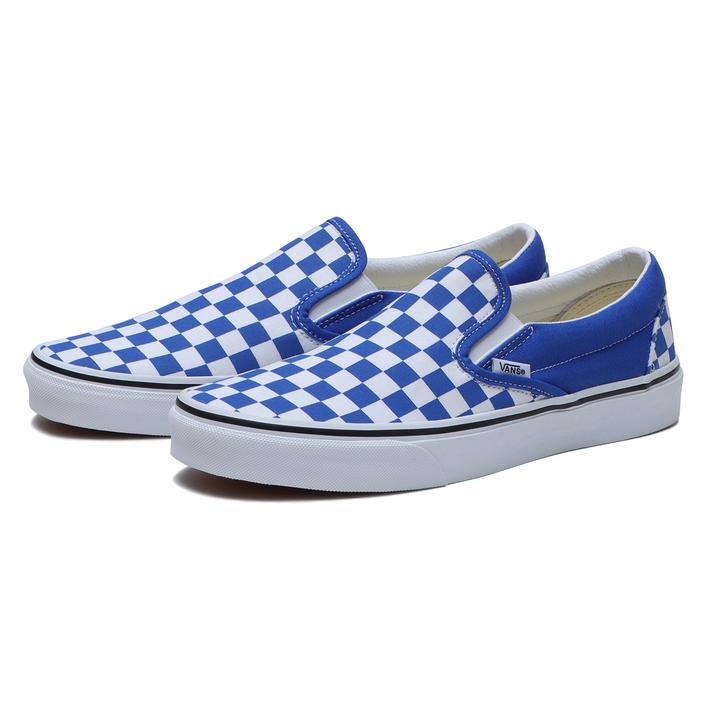 VANS  CLASSIC SLIP-ON 饷ååݥ VN0A7Q5D6RE CHK DAZZLING BL