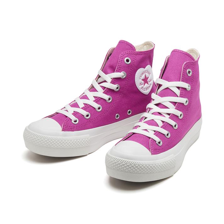 レディース  コンバース AS HEARTPATCH PLTS HI オールスター PLTS ハートパッチ HI 31308551 ABC-MART限定 MAGENTA