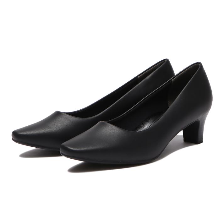 レディース 【ABC SELECT】 エービーシーセレクト PLAIN PUMPS 5.5 プレーン パンプス 5.5 W5010 BLACK