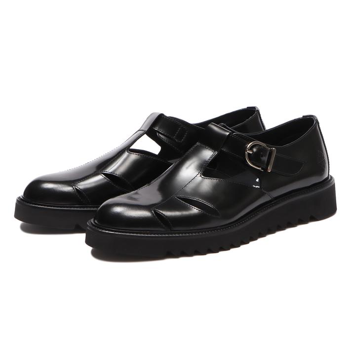 【STEFANO ROSSI】 ステファノロッシ SQUALO T-STRAP スカーロ ティーストラップ SR03897 BLACK