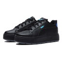 キッズ 【PUMA】 プーマ 17-21KARMEN SL IRIDESCENT PS カルメン SL イリデセント PS 394248 ABC-MART限定 *02BLK/B.AQUA