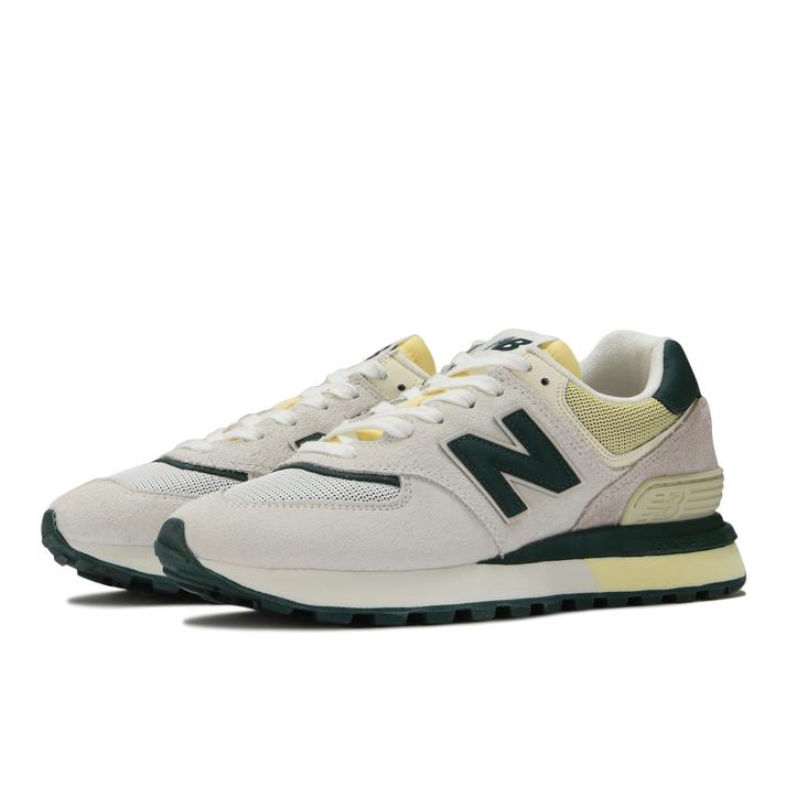 【NEW BALANCE】 ニューバランス U574LGQW D U574LG U574LGQW ABC-MART限定 WHITE/GREEN QW 