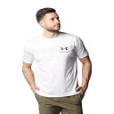 yUNDER ARMOUREFAz A_[A[}[EFA M UA TECH SHORT SLEEVE GRAPHIC V[gX[u M1378363 100WHT