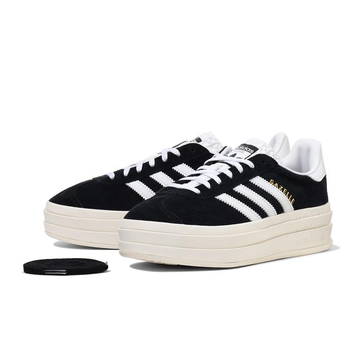 レディース 【ADIDAS】 アディダス GAZELLE BOLD W ガゼル ボールド W HQ6912 CORE/FTWR/CORE