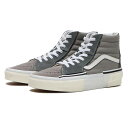 【VANS】 ヴァンズ SK8-HI RECONSTRUCT スケートハイリコンストラクト VN0005UKGRY GREY