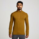 【SAUCONYアパレル】 サッカニー TRIUMPH 3D 1/2 ZIP トライアンフスリーディーハーフジップ SAM800357-BZH(4)