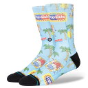 【STANCE SOCKS】 スタンス ソックス POPS CREW ソックス A555C23POP#LBL(4)