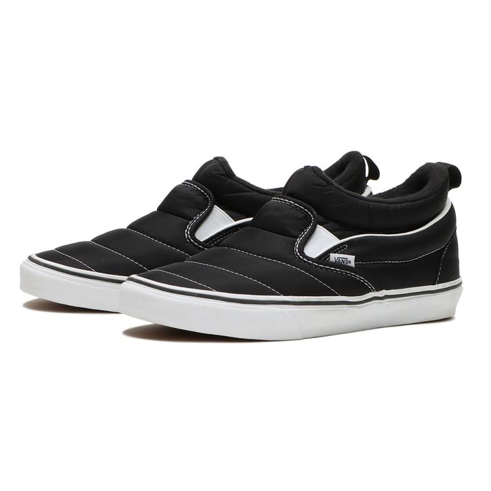 【VANS】 ヴァンズ SLIP-ON MID スリッポンミッド VN0009QUBA2 BLACK/WHITE