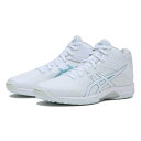 レディース 【ASICS】 アシックス LADY GELFAIRY 8 レディーゲルフェアリー 8 TBF403.107 WHITE/GRIS BLUE アウターソールにはダッシュグルーヴを配置、ミッドソールにはSpEVAを搭載し、鋭い蹴り出しやダッシュスピードをサポート。レディス専用ラストをベースとしたL.A.コンフォート機能を搭載。アーチを支え母趾への負担を軽減。吸汗速乾性・消臭効果のある素材を表面に使用した中敷など女性プレーヤーにもうれしい機能を搭載。（E相当） サイズ目安はこちら 【サイズ目安】(個人差がございますので、あくまでも目安とお考え下さい。)このシューズの作りは標準です。素材=人工皮革（=合成皮革）・合成繊維・合成樹脂 【ご購入前に必ずこちらをご確認ください。 】 [ABCMART][ABCmart][abcmart][ABCマート][abcマート][エービーシーマート][エービーシー][エービーシー マート]