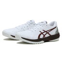 【ASICS】 アシックス SOLUTION SWIFT FF OC ソリューション スイフト FF OC 1041A300.103 WHITE/A RED SOLUTION SWIFT FF OC（ソリューションスイフト FF OC）SOLUTION SWIFT FF OC は、前後左右に素早く動きやすく設計がされたSPEEDプレーヤー向けシューズです。多方向の動きに対応する柔軟なソールデザインを備えています。 このシューズのミッドソールには、FLYTEFOAMクッショニングを採用しています。軽量で耐久性に優れたフォームが、衝撃緩衝性を提供します。 また、中足部のTWISTRUSSサポートユニットにより、コートで素早く自信を持ってカットできます。 アウターソールは、SOLUTION SPEED FF 2のソールデザインを反映しています。コートでのグリップ力を向上させる縦のダッシュパターンで形成されています。 （2E相当） サイズ目安はこちら 【サイズ目安】(個人差がございますので、あくまでも目安とお考え下さい。)このシューズの作りは標準です。素材=人工皮革（=合成皮革）・合成繊維・合成樹脂 【ご購入前に必ずこちらをご確認ください。 】 [ABCMART][ABCmart][abcmart][ABCマート][abcマート][エービーシーマート][エービーシー][エービーシー マート]