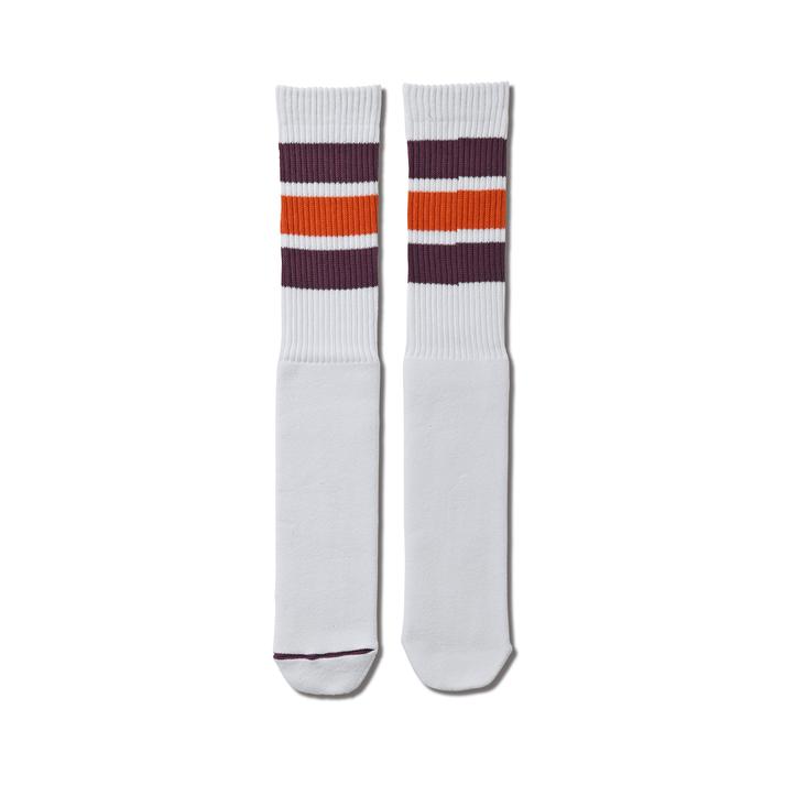 【AKTR】 アクター MONSTER SOCKS ソックス 123-019021 BURGUNDYxORANGE