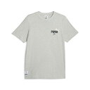 yPUMAz v[} M THE SMURFS GRAPHIC TEE V[gX[u 622189 04LIGHT GRAY.H