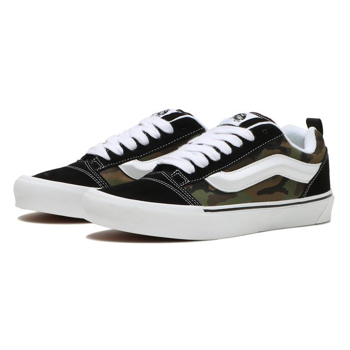 【VANS】 ヴァンズ KNU SKOOL ニュースクール VN0009QCBMX CAMO BLK/T.WHT