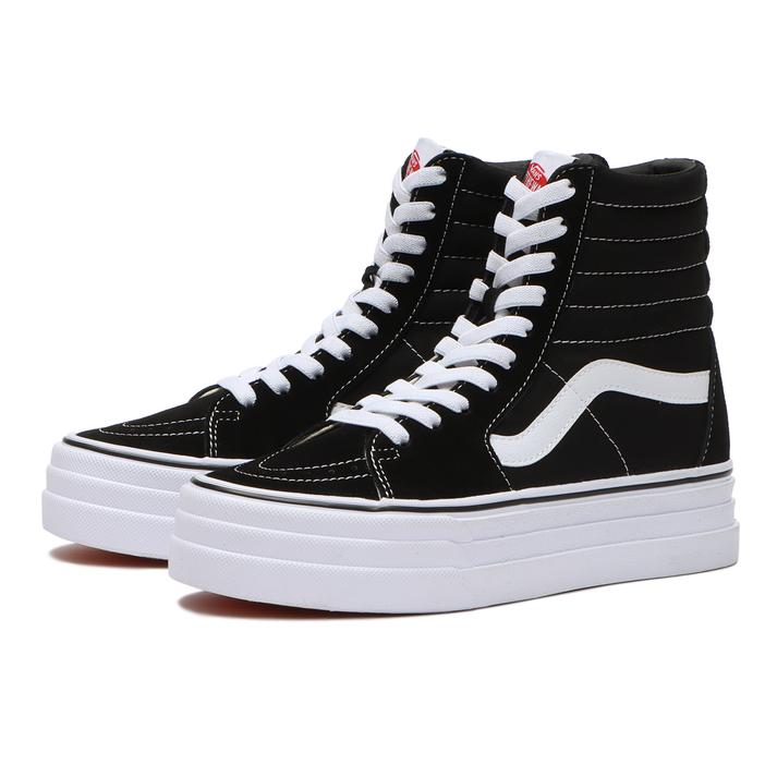 【VANS】 ヴァンズ SK8-HI HI 3SOLE スケートハイハイ 3ソール V38CF HIHI3SOLE BLACK/WHITE