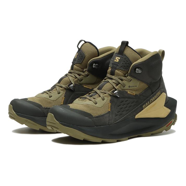 【SALOMON】 サロモン ELIXIR MID GTX エリクサーミッドGTX L47290500 Bk/Driher/Sther