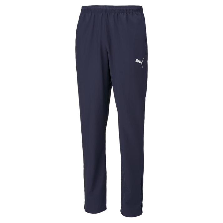 yPUMA EFAz v[} EFA M TEAMRISE SIDELINE PANTS Opc 657645 06PEACOAT/WHT