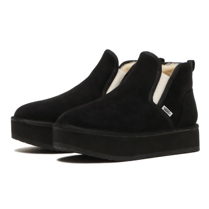 【VANS】 ヴァンズ SLIP ON MID B スリッポンミッドボア V8068 BLACK