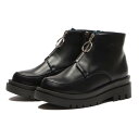 ジュニア 【NUOVO】 ヌオーヴォ 19-24 ZIP BOOTS ガールズブーツ N9341J BLACK