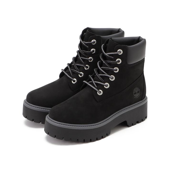 ティンバーランド 【Timberland】 ティンバーランド TBL PREMIUM WP PLATFORM BOOT プレミアム ウォータープルーフ プラットフォーム ブーツ A5RH5 BLACK NUBUCK