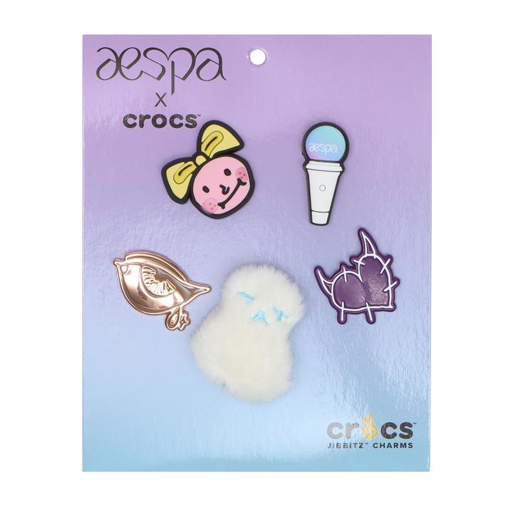 【crocs】 クロックス AESPA X CROCS 5 PACK エスパXクロックス5パックジビッツ 10012824