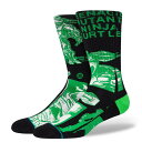 【STANCE SOCKS】 スタンス ソックス TMNT ソックス A556D23TMN#BLK(4)