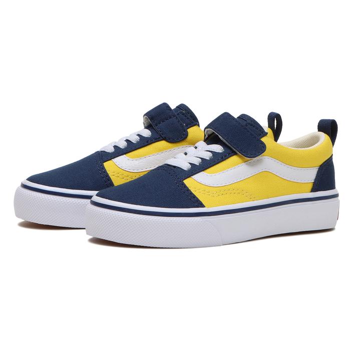 å VANS  15-22OLD SKOOL å ɥ V36CS COLORS2 NAVY/YELLOW