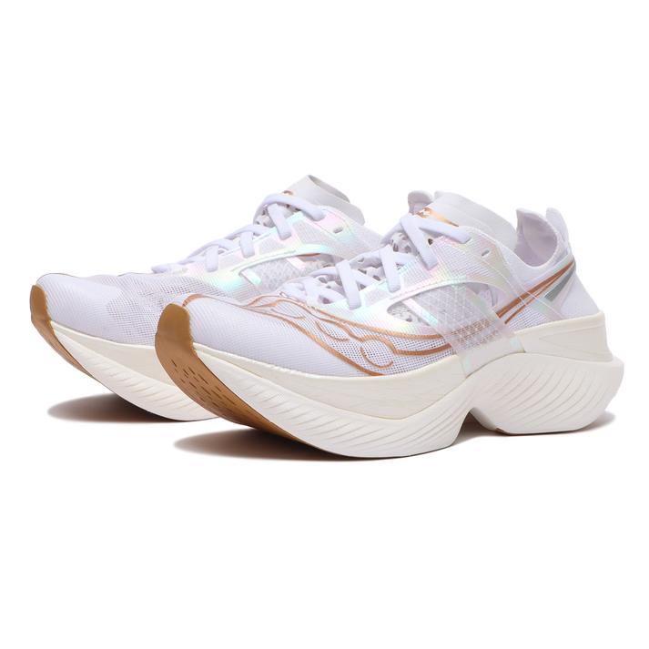 レディース 【SAUCONY】 サッカニー WMNS ENDORPHIN ELITE ウィメンズ エンドルフィンエリート S10768-13 WHITE/GOLD