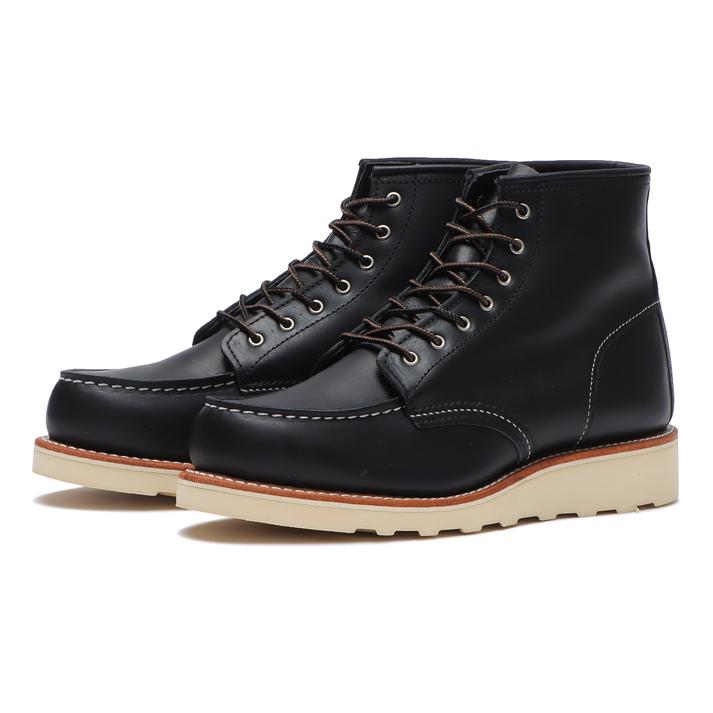 レッドウイング 【RED WING】 レッドウィング W'S 6' CLASSIC MOC W'S 6' MOC 3373(B) BLACK 3373(B) BLACK BOUNDARY