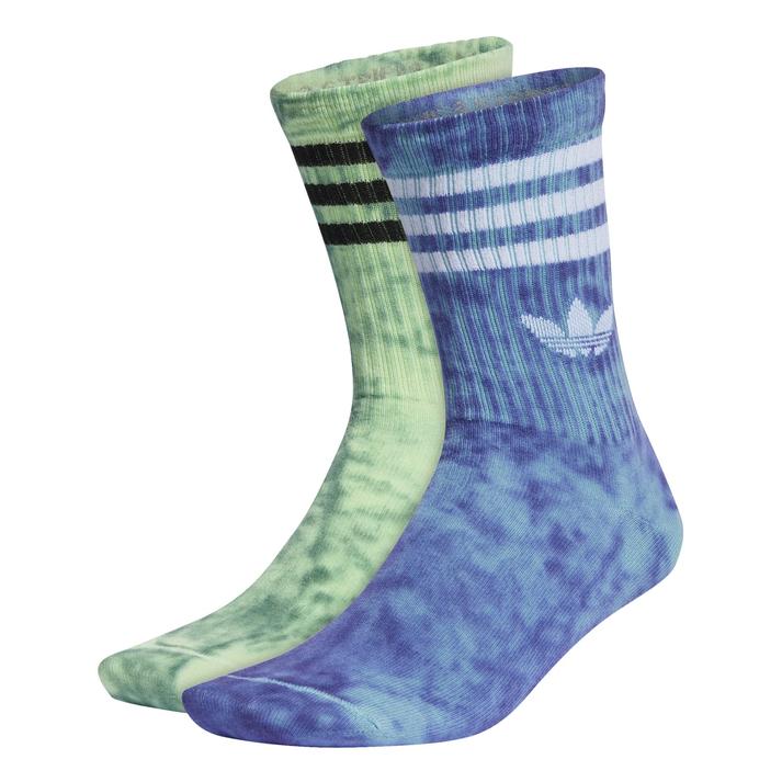 【adidas】 アディダス U TIEDYE SOCKS 2P 2Pソックス IN6307 PBL/NF/SGRN