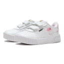 ベビー 【PUMA】 プーマ 12-16CARINA 2.0 SPONGEBOB V キャリーナ2.0 スポンジボブ V インファント 390868 01WHT/P.PINK