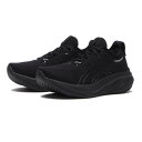 レディース 【ASICS】 アシックス W GEL-NIMBUS 26 W ゲルニンバス 26 1012B601.002 BLACK/BLACK