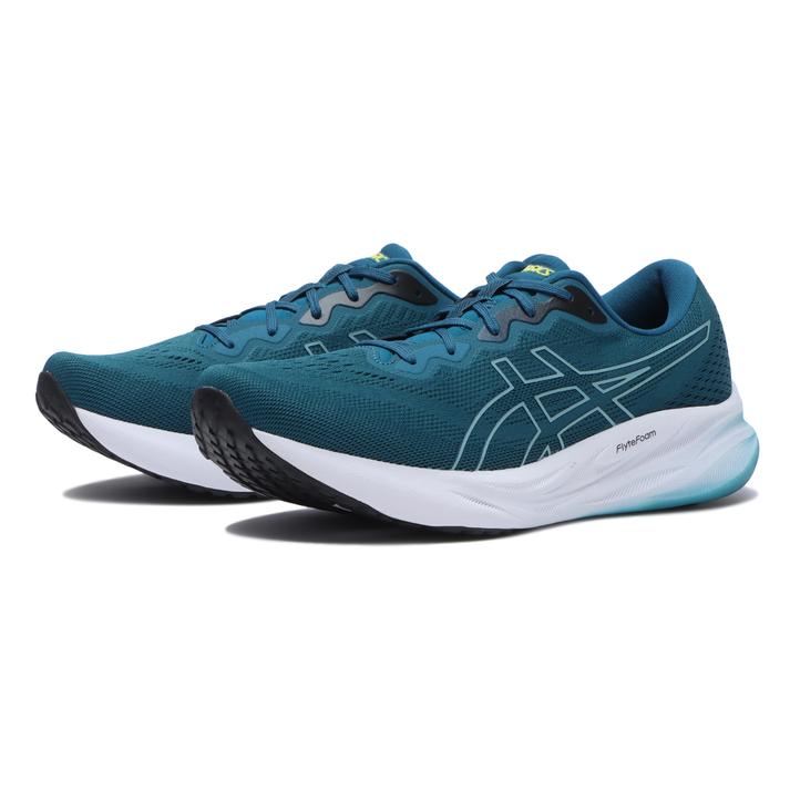 【ASICS】 アシックス GEL-PULSE 15 ゲルパルス 15 1011B780.401 ABC-MART限定 *TEAL TINT ランニングでもジムでも、さまざまなワークアウトに必要な快適性を生み出すGEL-PULSE 15。クッション性に優れ、スムーズな履き心地を提供します。エンジニアードメッシュを採用し、優れた通気性とソフトで快適なフィット感で足を包み込みます。ミッドソールにはFLYTEFOAMとGELを組み合わせ、衝撃緩衝性を高めつつソフトな履き心地を実現します。(2E相当) サイズ目安はこちら 【サイズ目安】(個人差がございますので、あくまでも目安とお考え下さい。)このシューズの作りは標準です。素材=人工皮革（=合成皮革）・合成繊維・合成樹脂 【ご購入前に必ずこちらをご確認ください。 】 [ABCMART][ABCmart][abcmart][ABCマート][abcマート][エービーシーマート][エービーシー][エービーシー マート]